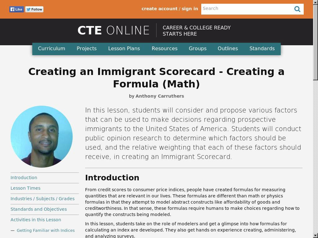 Creating an Immigrant Scorecard – Creating a Formula