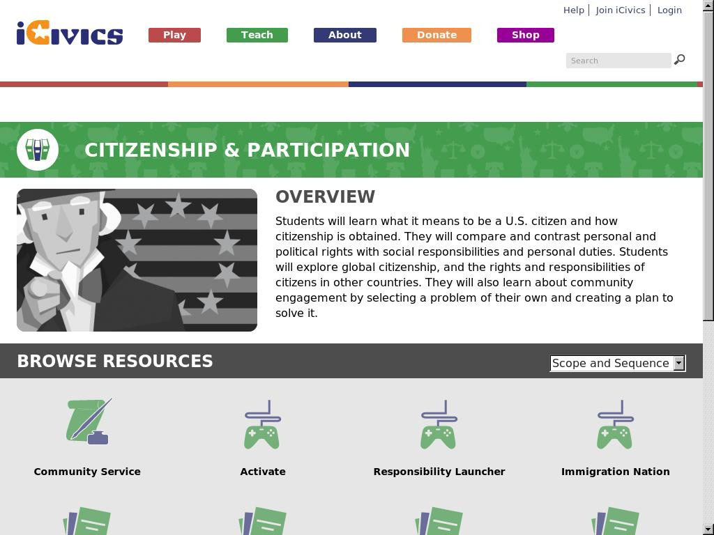 Citizenship and Participation
